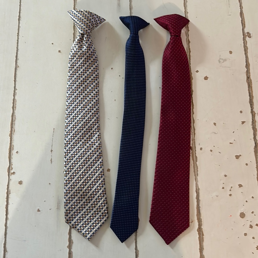 3 boys 15 inch long ties  seldom used